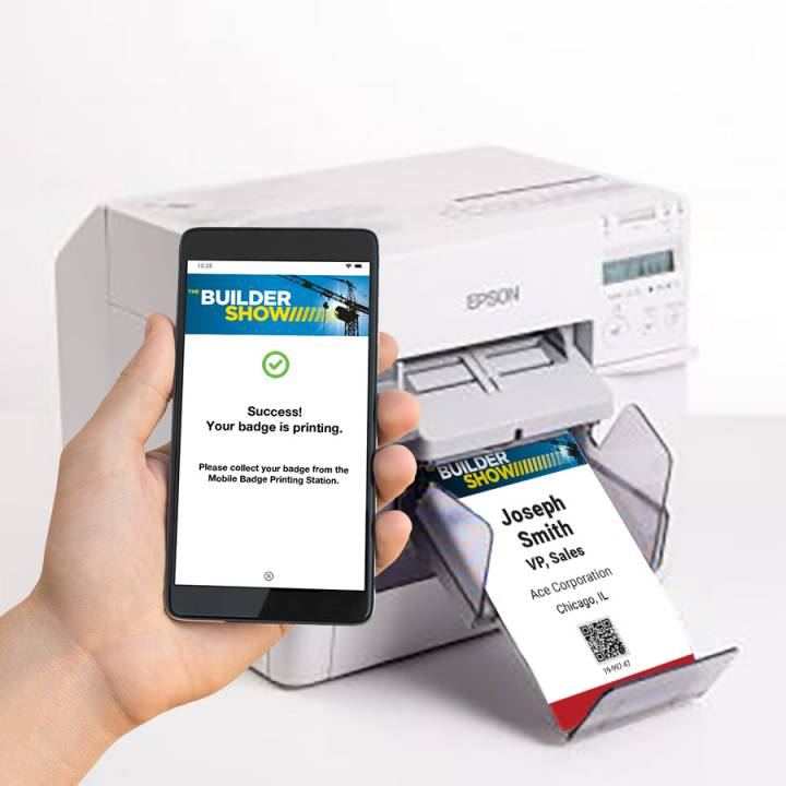 Athome name tag / badge printing CompuSystems