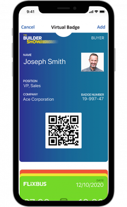 virtual badge on iPhone X
