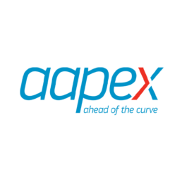 AAPEX, ahead of the curve, logo