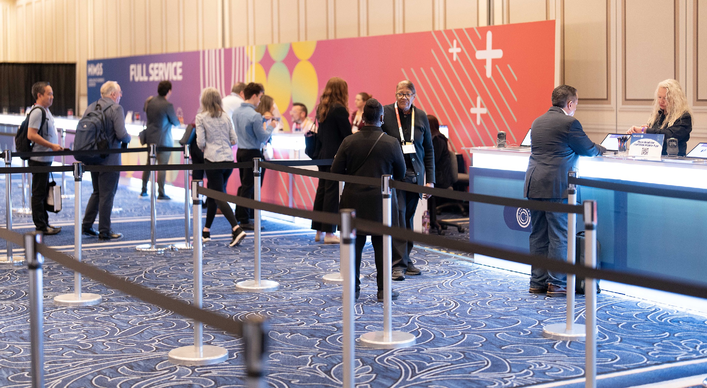 Onsite Hardware displayed at the registration counter